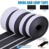 Strong Self Adhesive Hook and Loop Fastener Tape Sticker Magic Tape Auto Adhesive with Glue for DIY 16/20/25/30/38/50/100mm