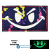 Funny Smiley Face Embroidered Patch Smile Hook and Loop Fastener IR Reflective Sewing on Patches Badge for Clothing Backpack
