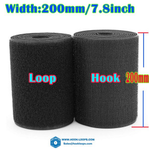 200 mm Width  hook loop fastener tape sewing magic tape stickers sewing accessories strap clothing high quality DIY for sewing