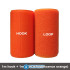 10cm Width orange nylon no self adhesive tape hook loop magic fastener tape sewing magic sticker strip cloth stick tape