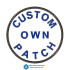 Custom Embroidery Own Patch for Clothing Iron on Applique Badges Embroidered Sew On Hook and Loop