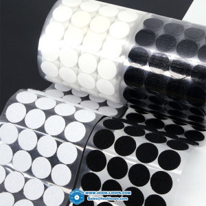1000-2000pairs 10/15/20mm Self Adhesive Dots Transparent Baby Fastener Tape Strong Glue Sticker Round Coins Hook Loop Glue Tape