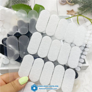 Transparent Dots Hooks and Loops Strong Self Adhesive Fastener Tape Glue Sticker for Double Sided Sewing 10/15/20/25/30/20*45mm