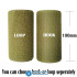10CM Width Olive  No Adhesive Hook Loop Fastener Tape  Sewing accessories Tape Sticker   Strap Couture Strip Clothing