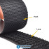 5Meter/Pair High-quality Hook and Loop Non-Adhesive Sewing Fastener Tape Nylon Fabric Magic Tape For DIY 20mm-100mm