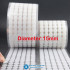 100Pairs Dots Self Adhesive Fastener Tape 10/15/20/25/30mm Adhesive Strong Glue Magic Sticker Round Coins White Black Hook Loop