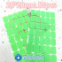 Colorfull Square Round Sticker 10mm Dots  20*28mm Self Adhesive Fastener Tape Hook and Loop Strong Glue Klitterband