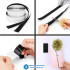 2M Black White  Adhesive Double Hook And Loop Fastener Tape Nylon Multi-sizes Magic Sticker Tape With Strong Glue