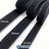 1 Pair 15mm-50mm Black White Adhesive Fastener Tape Hook and Loop Tape Cable Ties Sewing Accessories, 1 Yard/lot