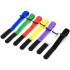 10PCS 20mm Reusable Nylon Reverse Buckle Hook Loop Magic Hook and Loop Fastener Cable Ties Sticky Thread Finishing Strapping