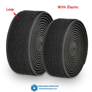 1Meter Elastic Hook and Loop Fastener Tape Nylon Elastic Band No Adhesive Loop Strips For DIY Sewing 20/25/30/38/50/100mm