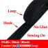 1 Meter/Pair Hook and Loop Fastener White Black Fastener Tape No Glue Sewing On Tape For Sewing Clothing Bags Accessories