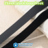 1meter Transparent White Black Soft Safe Baby Fastener Tape 20/25/30/38/50mm  No Glue Hooks Loops Tape for Sewing-on Accessories