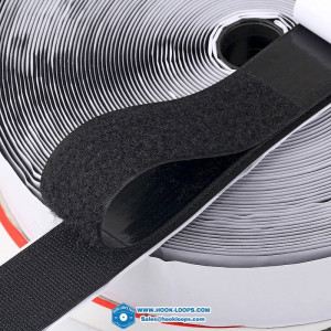 Hook and Loop Tape Self Adhesive Fastener Tape Shoes Fastener Sticker Strips Scratch Adhesif with Glue DIY16/20/25/30/50/100mm
