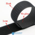 5Meters/pairs 70mm Non-adhesive Hook and Loop fastener Tape Sewing-on the hooks adhesive Magic tape DIY Black and White