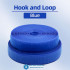 5Meters/Pairs 20mm Blue Non-Adhesive Hook and Loop fastener Tape Sewing-on the hooks adhesive Magic tape DIY/No glue