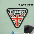 Motorcycles personality tag embroidery patch with Hook Loop Backing punk motorcycle embroidery biker badge