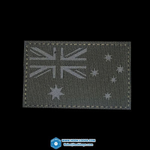 Australia New Zealand National Flag Patch IR Reflective Hook and Loop Fastener Sewing on Patches for Clothing Jeans Cap 8x5cm