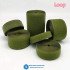 Army Green 2-10cm Sewing Fastener Tape Hook and Loop Tape Storage Sticker Sticking Clothes DIY Magic Tape Sewing Accessories