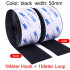 1Meter Hook and Loop Strong Self Adhesive Fastener Tape Nylon Sticker Magic Buckle Cushion with Glue for DIY 16~110mm 2022 New