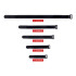 10PCS 10-50cm Nylon Reverse Buckle Strap Cable Ties Colorful Fastener Tape Self-Adhesive Loop Tape Strap Sticky Line Finishing