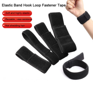 Reusable Self-adhesive Nylon Elastic Band Hook Loop Cable Ties Straps Sticky Fastener Tape Heavy Cord Storage Straps for Cable