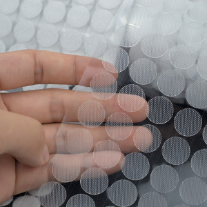 5000pair 10/15/20mm Transparent Dot Sticker Self Adhesive Fastener Hook and Loop Tape Nylon Strong Glue Belcro Adesivo Redondo