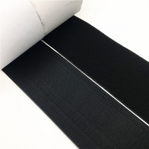 150mm Black Strong Self-adhesive Fastener Tape Hook Loop Adhesive Fastener Tape Gum Strap Sticker Tape with Glue for DIY