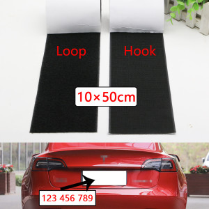 100x500mm License Plate Holder Set Frameless License Plate Self-Adhesive Adhesive Fastener License Plate Magic Pad for Vehicle