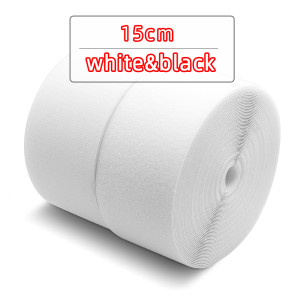 5Meters/pairs 110mm Non-adhesive Hook and Loop fastener Tape Sewing-on the hooks adhesive Magic tape DIY Black and White