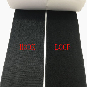 100mm Strong Self-adhesive Fastener Tape Hook Aand Loop Adhesive Tape Magic Gum Strap Sticker Tape with Glue for DIY Glue Tape