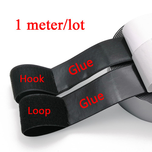 1M Strong Self adhesive Hook and Loop Fastener Tape nylon sticker adhesive with Glue for DIY 16/20/25/30/40/50/100/110mm 1M Strong Self adhesive Hook and Loop Fastener Tape nylon sticker adhesive with Glue for DIY 16/20/25/30/40/50/100/110mm