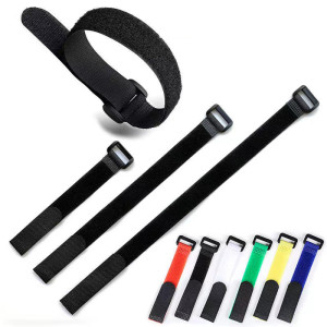 10pcs Reusable Fastening Bike Tie Nylon Hook & Loop Durable Multil Purpose Self-adhesive High Quality Strap Cable Ties