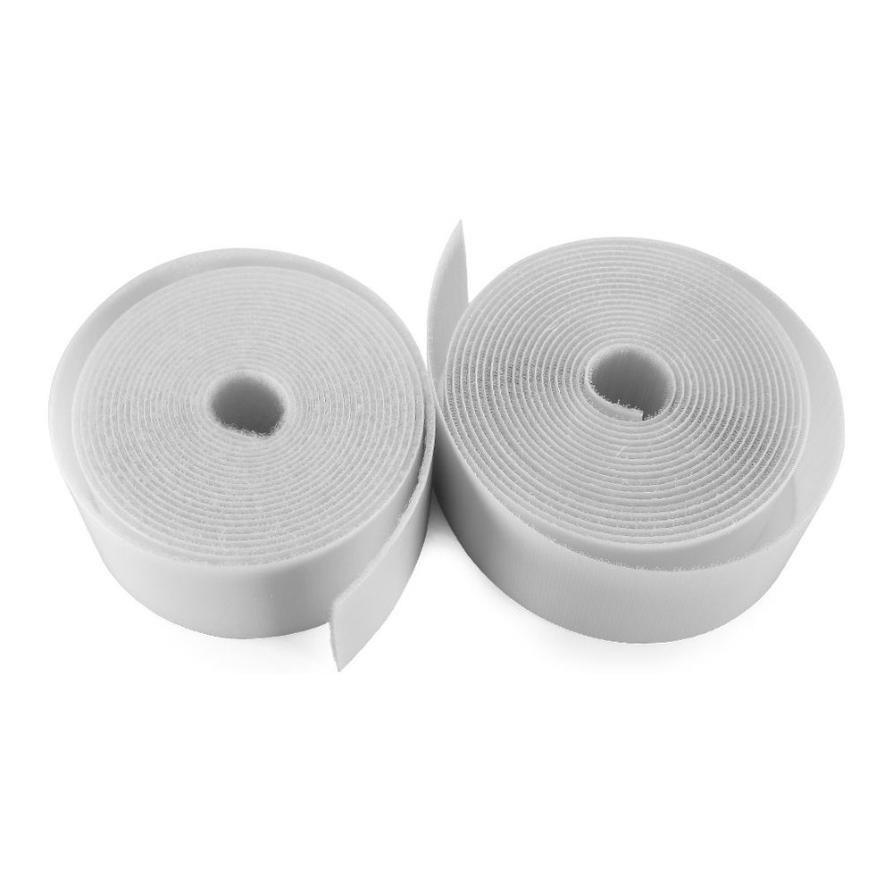 UV-Stabilised Outdoor Hook and Loop – 16 mm x 25 m, White
