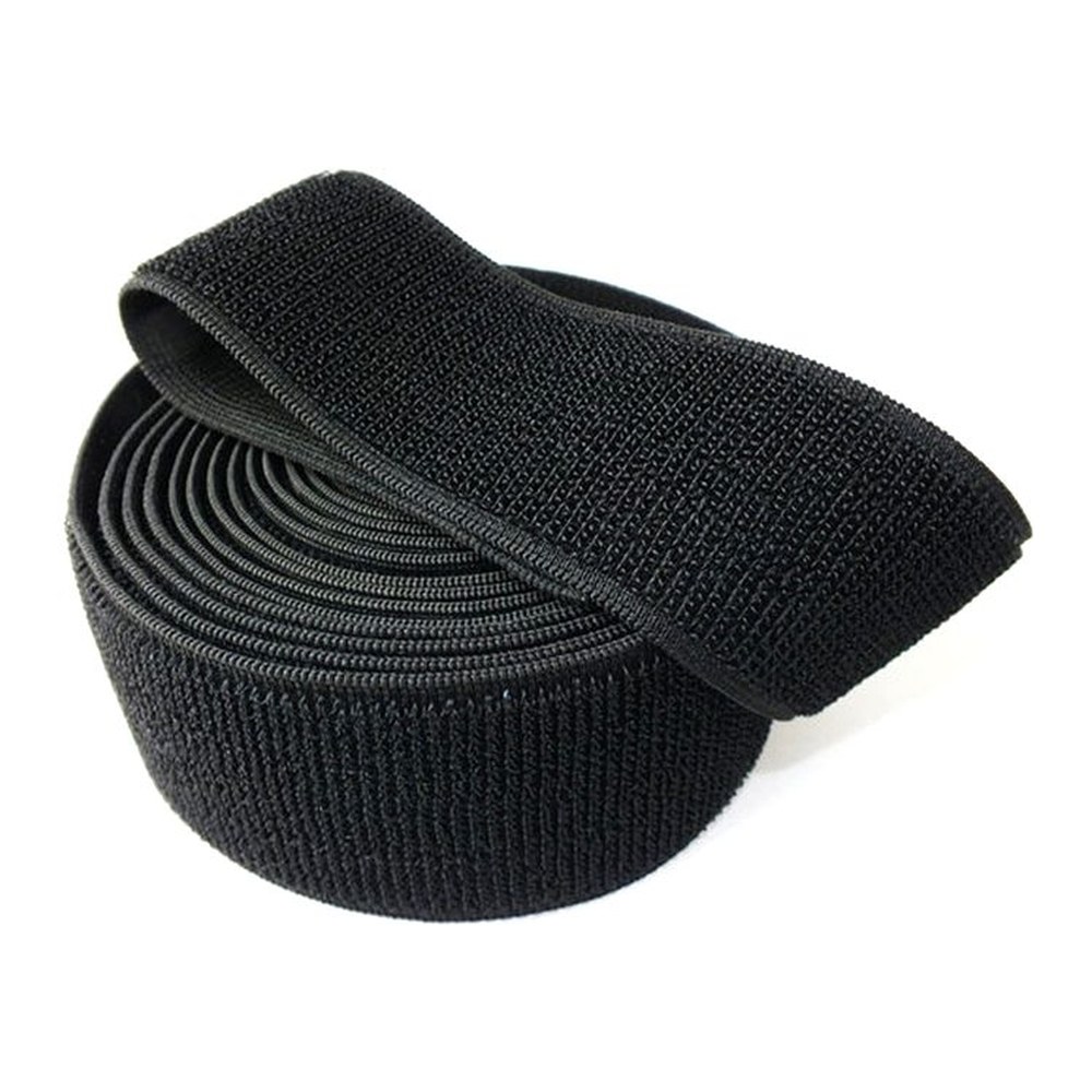 Aramid Hook and Loop for Protective Clothing – 30 mm x 25 m, Black